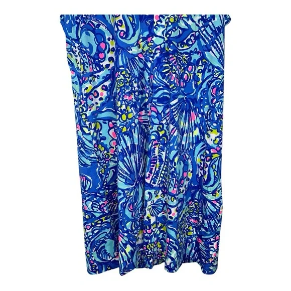 Lilly Pulitzer Amina Dress Small Brilliant Blue Ceviche Sleeveless Dress - Picture 4 of 9